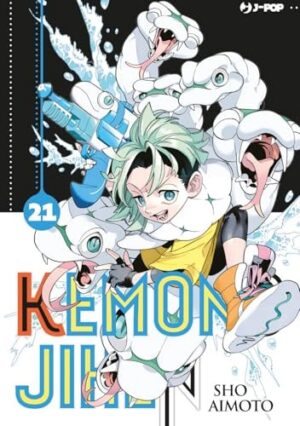 Copertina del manga Kemono Jihen vol. 21, edizione italiana J-POP Edizioni di Sho Aimoto