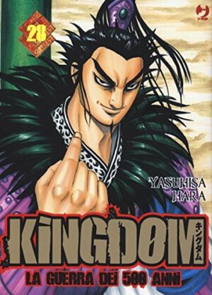 Copertina del manga Kingdom vol. 28, edizione italiana J-POP Edizioni di Yasuhisa Hara