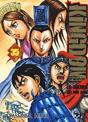 Copertina del manga Kingdom vol. 35, edizione italiana J-POP Edizioni di Yasuhisa Hara