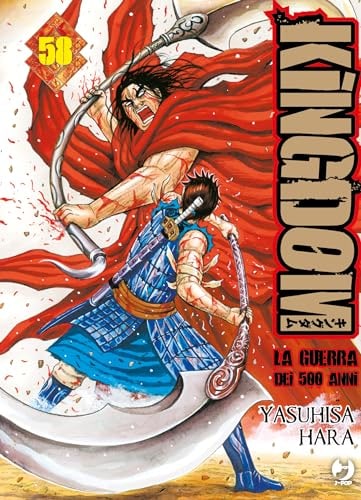 Copertina del manga Kingdom vol. 58, edizione italiana J-POP Edizioni di Yasuhisa Hara