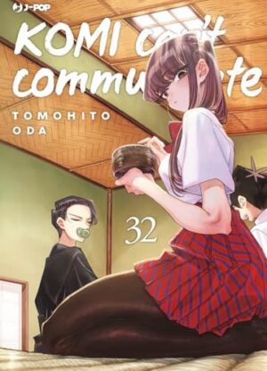 Copertina del manga Komi Can't Communicate vol. 32, edizione italiana J-POP Edizioni di Tomohito Oda
