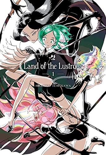 Copertina del manga Land of the Lustrous vol. 1, edizione italiana J-POP Edizioni di Haruko Ichikawa