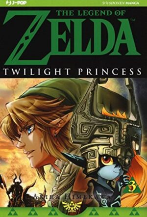 Copertina del manga Legend of Zelda Twilight Princess vol. 3, edizione italiana J-POP Edizioni di Akira Himekawa