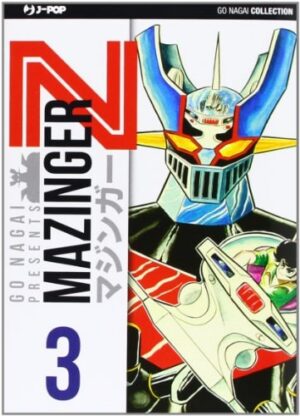 Copertina del manga Mazinger Z 3 - Go Nagai, edizione italiana J-POP Edizioni di Go Nagai
