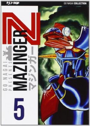 Copertina del manga Mazinger Z 5 - Go Nagai, edizione italiana J-POP Edizioni di Go Nagai