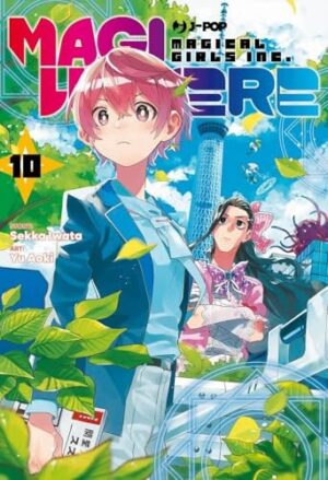 Copertina del manga Magilumiere vol. 10, edizione italiana J-POP Edizioni di Sekka Iwata, Yu Aoki