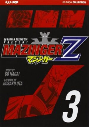 Copertina del manga Mazinger Z vol. 3, edizione italiana J-POP Edizioni di Go Nagai & Ota Gosaku