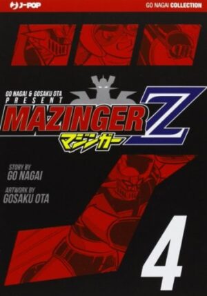 Copertina del manga Mazinger Z vol. 4, edizione italiana J-POP Edizioni di Go Nagai & Ota Gosaku