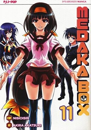 Copertina del manga Medaka Box 11 - Nuova Edizione, edizione italiana J-POP Edizioni di Nisioisin