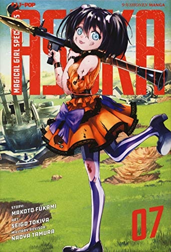 Copertina del manga Magical Girl Spec-Ops Asuka vol. 7, edizione italiana J-POP Edizioni di Makoto Fukami & S. Tokiya
