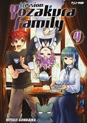 Copertina del manga Mission: Yozakura Family vol. 4, edizione italiana J-POP Edizioni di Hitsuji Gondaira