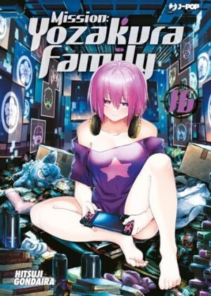 Copertina del manga Mission: Yozakura Family vol. 16, edizione italiana J-POP Edizioni di Hitsuji Gondaira