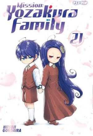 Copertina del manga Mission: Yozakura Family vol. 21, edizione italiana J-POP Edizioni di Hitsuji Gondaira