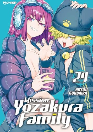 Copertina del manga Mission: Yozakura Family vol. 24, edizione italiana J-POP Edizioni di Hitsuji Gondaira