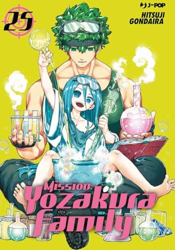 Copertina del manga Mission: Yozakura Family vol. 25, edizione italiana J-POP Edizioni di Hitsuji Gondaira