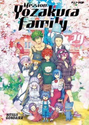 Copertina del manga Mission: Yozakura Family vol. 29, edizione italiana J-POP Edizioni di Hitsuji Gondaira