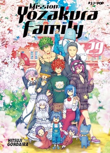 Copertina del manga Mission: Yozakura Family vol. 29, edizione italiana J-POP Edizioni di Hitsuji Gondaira