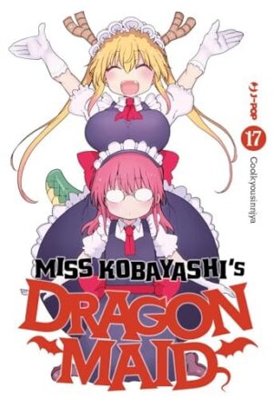 Copertina del manga Miss Kobayashi's Dragon Maid vol. 17, edizione italiana J-POP Edizioni di Cool Kyoushinsha