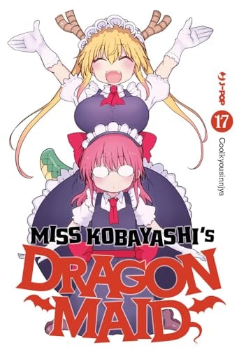 Copertina del manga Miss Kobayashi's Dragon Maid vol. 17, edizione italiana J-POP Edizioni di Cool Kyoushinsha