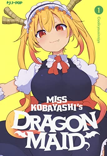 Copertina del manga Miss Kobayashi's Dragon Maid 1 Var., edizione italiana J-POP Edizioni di Coolkyoushinsha