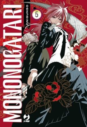 Copertina del manga Mononogatari vol. 5, edizione italiana J-POP Edizioni di Onigunso