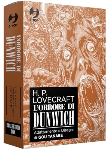 Copertina del manga L'orrore di Dunwich Box 1-3, edizione italiana J-POP Edizioni di H.P. Lovecraft & Gou Tanabe