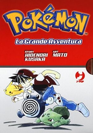 Copertina del manga Pokemon la Grande Avventura Box vol. 1, edizione italiana J-POP Edizioni di Kusaka & Mato