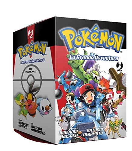 Copertina del manga Pokemon la Grande Avventura Box vol. 7, edizione italiana J-POP Edizioni di Kusaka & Yamamoto