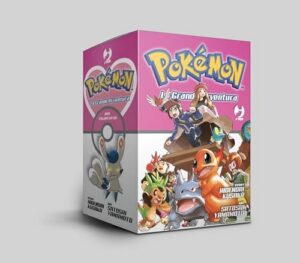 Copertina del manga Pokemon la Grande Avventura Box vol. 8, edizione italiana J-POP Edizioni di Kusaka & Yamamoto