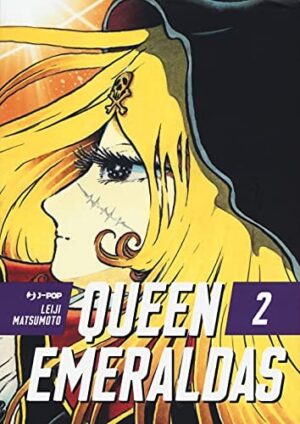 Copertina del manga Queen Emeraldas vol. 2, edizione italiana J-POP Edizioni di Leiji Matsumoto
