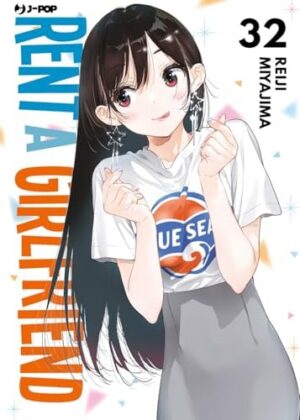 Copertina del manga Rent a Girlfriend vol. 32, edizione italiana J-POP Edizioni di Reiji Miyajima