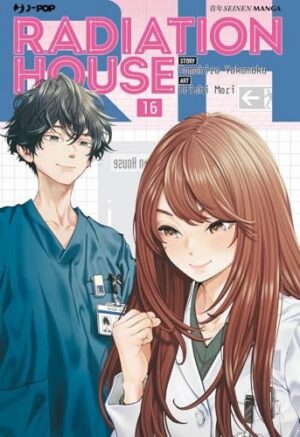 Copertina del manga Radiation House vol. 16, edizione italiana J-POP Edizioni di Taishi Mori, Tomohiro Yokomaku