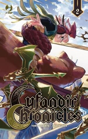 Copertina del manga Radiant - Cyfandir Chronicles vol. 2, edizione italiana J-POP Edizioni di Tony Valente