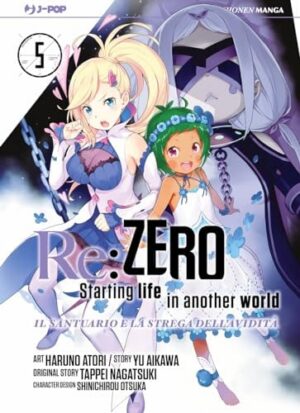 Copertina del manga Re:Zero Stagione Iv vol. 5, edizione italiana J-POP Edizioni di Atori, Aikawa & Nagatsuki