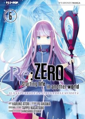 Copertina del manga Re:Zero Stagione Iv vol. 6, edizione italiana J-POP Edizioni di Atori, Aikawa & Nagatsuki