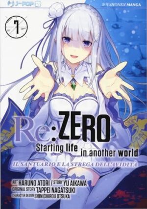 Copertina del manga Re:Zero Stagione Iv vol. 7, edizione italiana J-POP Edizioni di Atori, Aikawa & Nagatsuki