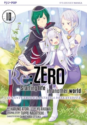 Copertina del manga Re:Zero Stagione Iv vol. 10, edizione italiana J-POP Edizioni di Haruno Atori, Tappei Nagatsuki