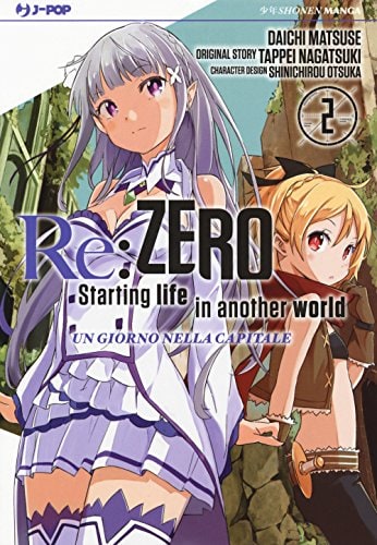 Copertina del manga Re:Zero Manga vol. 2, edizione italiana J-POP Edizioni di Nagatsuki & Matsuse