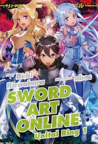 Copertina del manga Sword Art Online 21 Unital Ring i, edizione italiana J-POP Edizioni di Abec, Reki Kawahara
