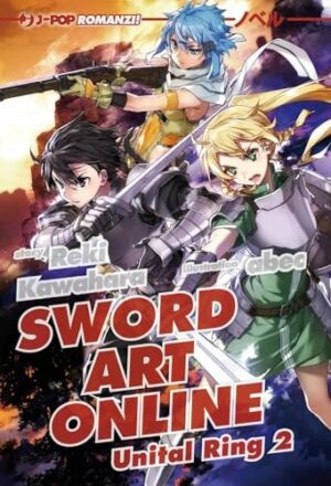 Copertina del manga Sword Art Online 23 Unital Ring Ii, edizione italiana J-POP Edizioni di Reki Kawahara
