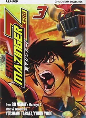 Copertina del manga Shin Mazinger Zero vol. 3, edizione italiana J-POP Edizioni di Go Nagai