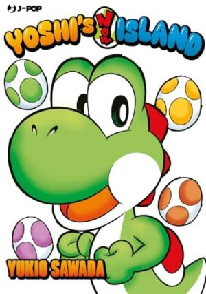 Copertina del manga Super Mario Yoshi's New Island, edizione italiana J-POP Edizioni di Editore