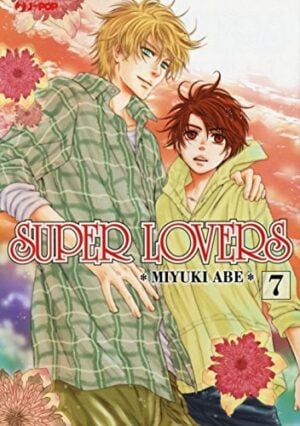 Copertina del manga Super Lovers vol. 7, edizione italiana J-POP Edizioni di Miyuki Abe