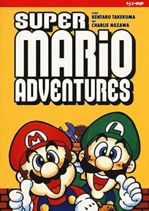 Copertina del manga Super Mario Adventures, edizione italiana J-POP Edizioni di Takekuma & Nozawa