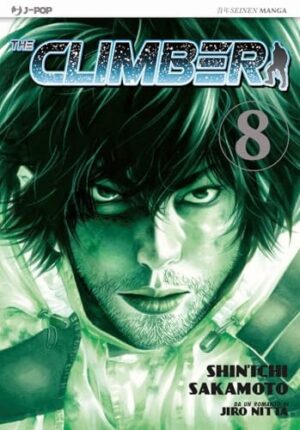 Copertina del manga The Climber vol. 8, edizione italiana J-POP Edizioni di Shin'ichi Sakamoto