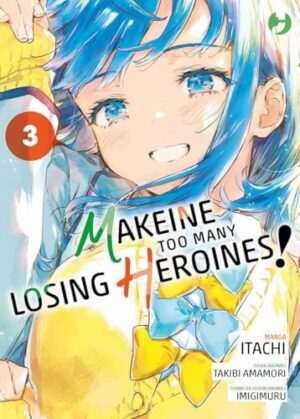 Copertina del manga Too Many Losing Heroines 3 (di 4), edizione italiana J-POP Edizioni di Editore