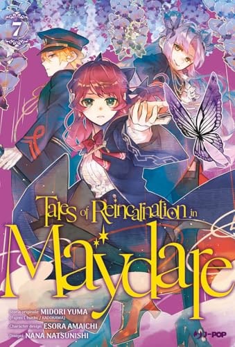 Copertina del manga Tales of Reincarnation in Maydare vol. 7, edizione italiana J-POP Edizioni di Midori Yuuma & Nana Natsunishi