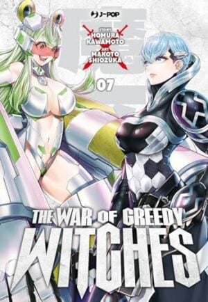 Copertina del manga The War of Greedy Witches vol. 7, edizione italiana J-POP Edizioni di Kawamoto,Shiozuka