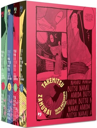 Copertina del manga Takemitsu Zamurai Box vol 1-4, edizione italiana J-POP Edizioni di Issei Eifuku, Taiyo Matsumoto