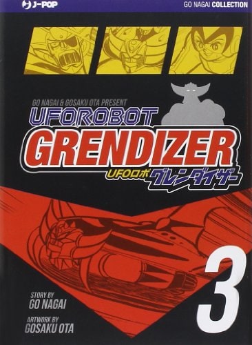 Copertina del manga Ufo Robot Grendizer vol. 3, edizione italiana J-POP Edizioni di Go Nagai